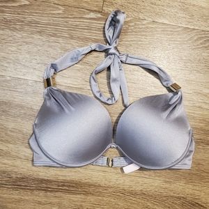 Grey bombshell top